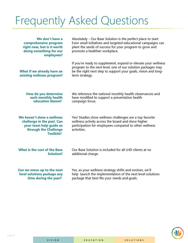 Live Healthy Daily Solutions Overview - Page 8