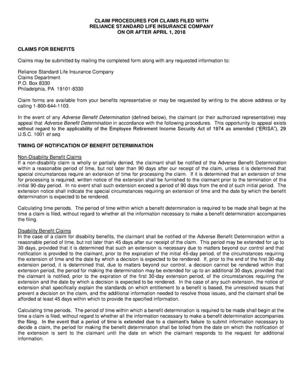 Class 1 Group Life (Basic and Term) Certificate - Page 28