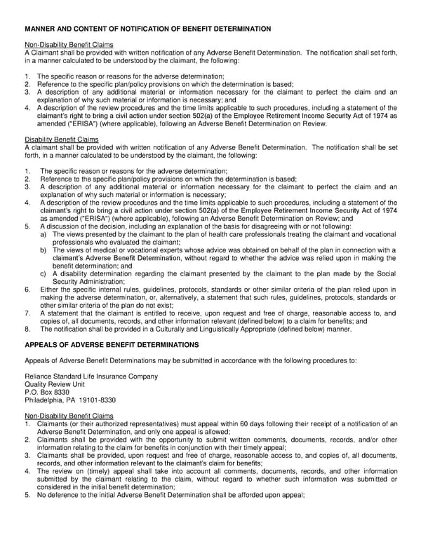 Class 3 Group Life (Basic and Term) Certificate - Page 29