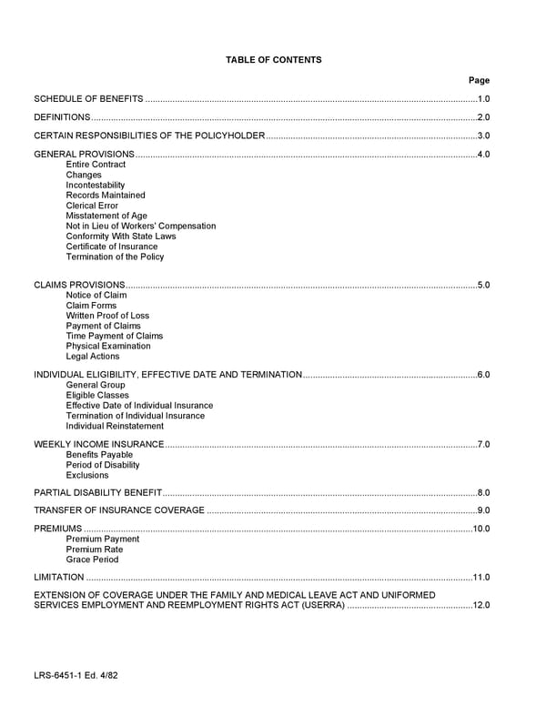 Voluntary Short Term Disability Policy - Page 7