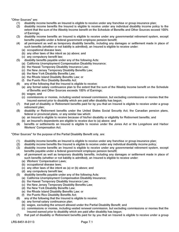 Voluntary Short Term Disability Policy - Page 18