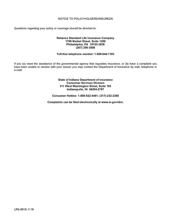 Voluntary Short Term Disability Policy - Page 27