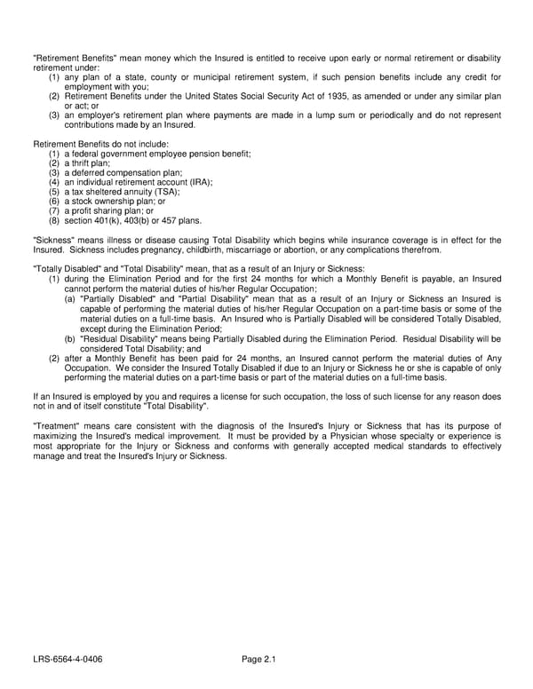 LTD Policy - Page 12