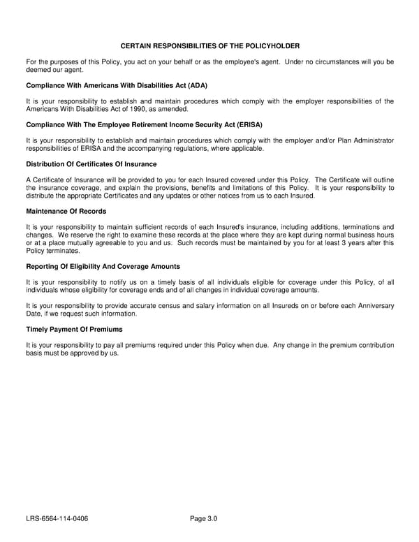 LTD Policy - Page 13