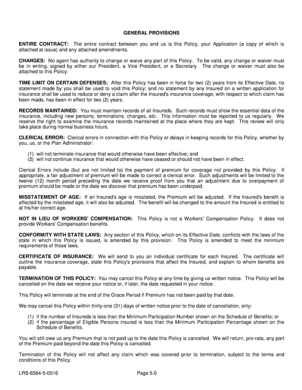 LTD Policy - Page 15