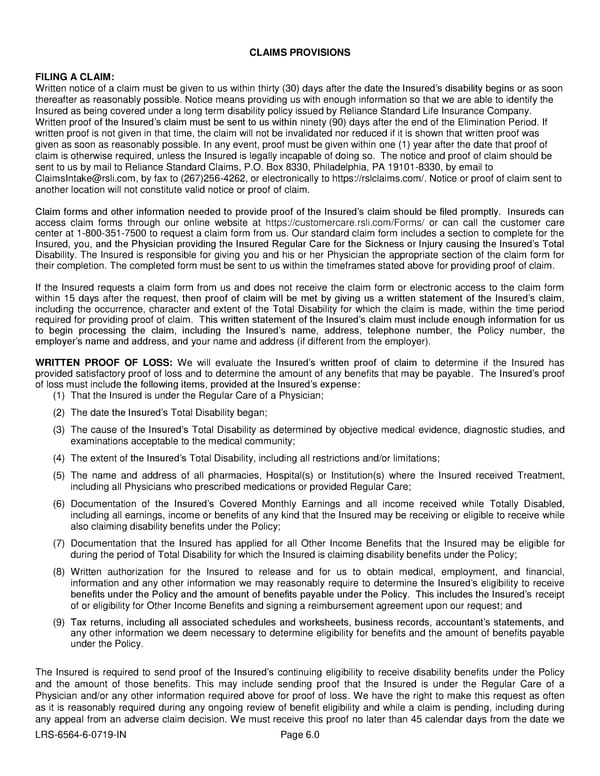 LTD Policy - Page 16