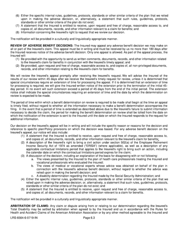 LTD Policy - Page 19