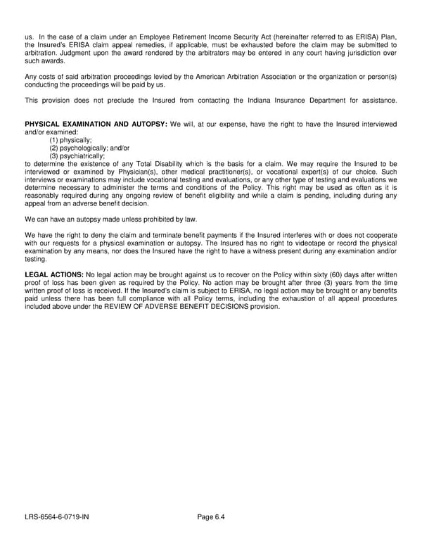 LTD Policy - Page 20