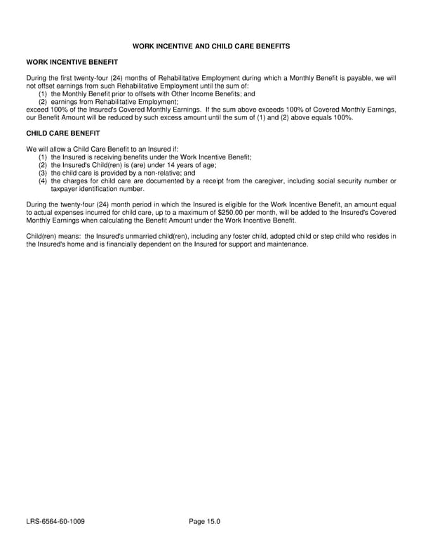 LTD Policy - Page 32