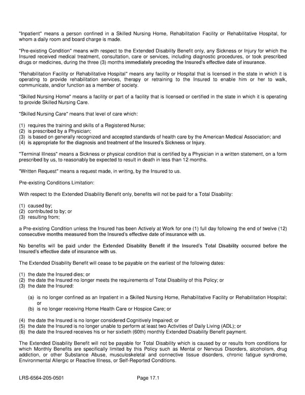 LTD Policy - Page 35