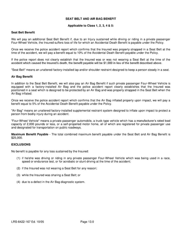 Group Life (Basic and Term) Policy - Page 26