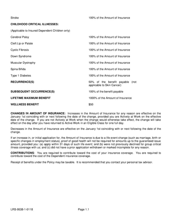 Voluntary Critical Illness Certificate - Page 4