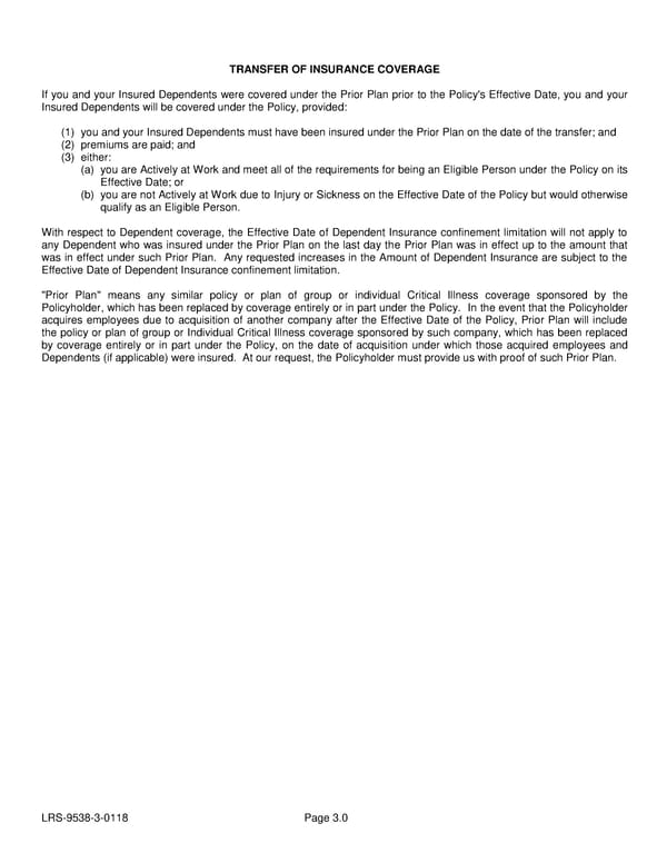 Voluntary Critical Illness Certificate - Page 7