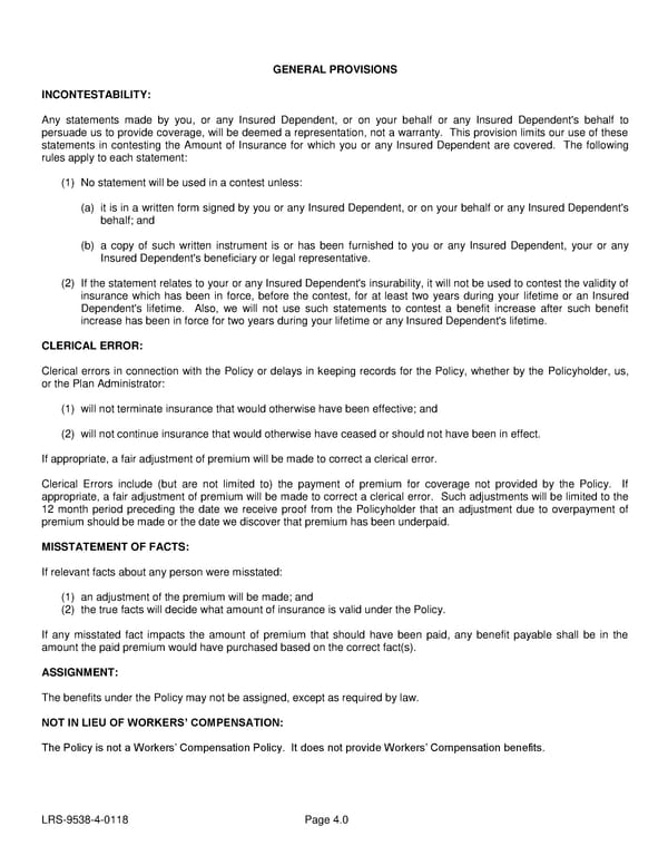 Voluntary Critical Illness Certificate - Page 8
