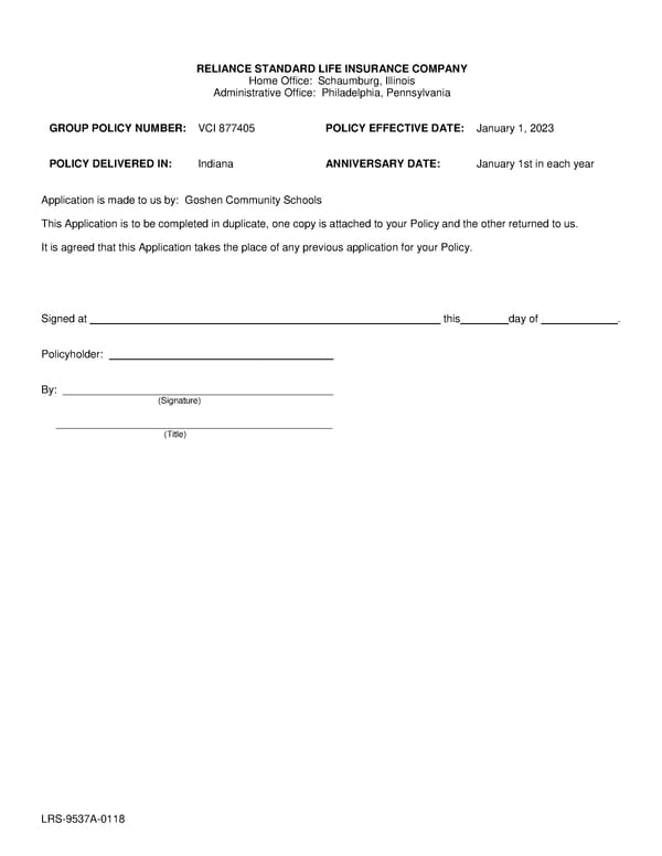Voluntary Critical Illness Policy - Page 5