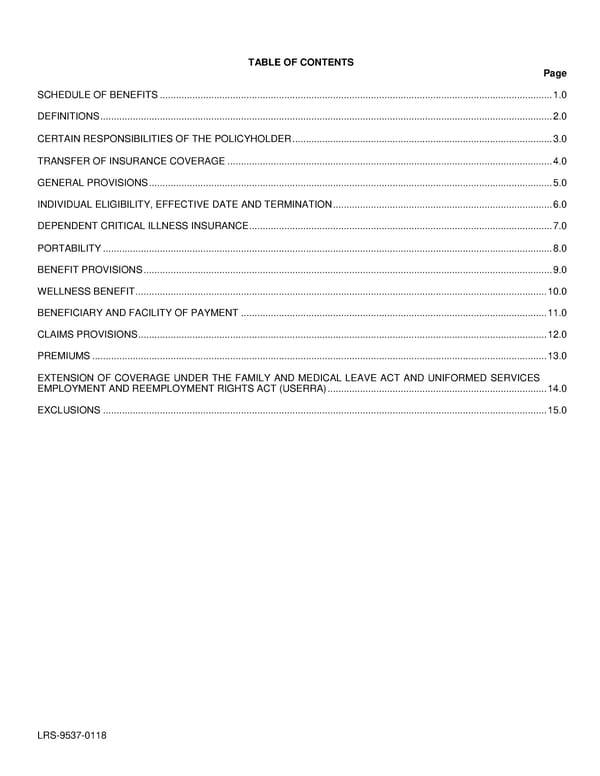 Voluntary Critical Illness Policy - Page 7