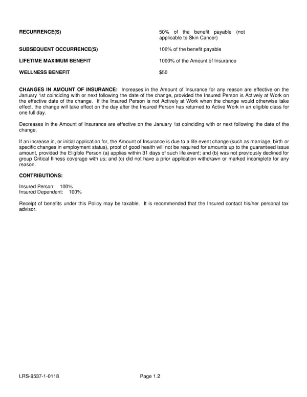 Voluntary Critical Illness Policy - Page 11