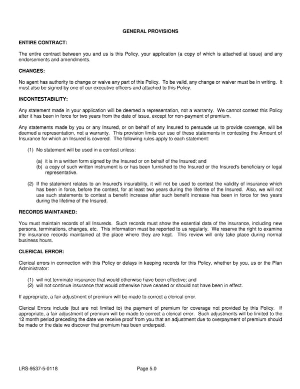 Voluntary Critical Illness Policy - Page 16