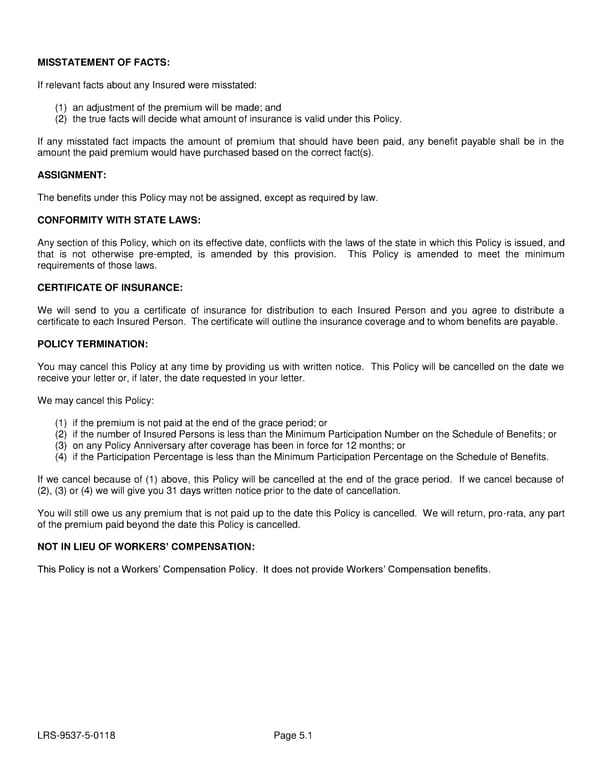 Voluntary Critical Illness Policy - Page 17