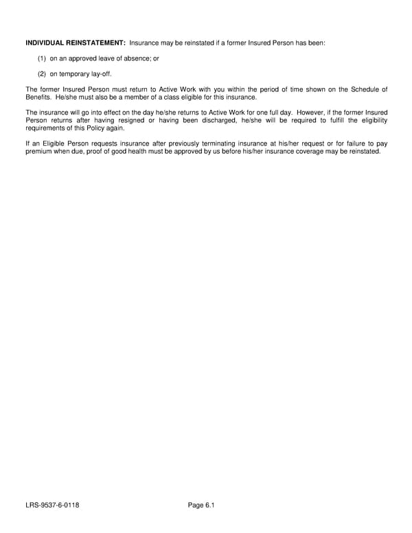Voluntary Critical Illness Policy - Page 19
