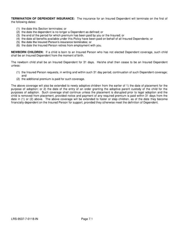 Voluntary Critical Illness Policy - Page 21