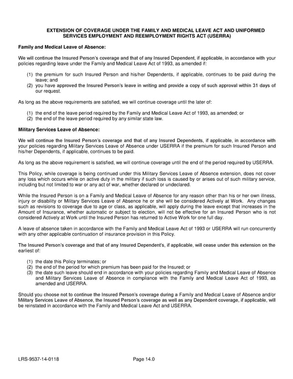 Voluntary Critical Illness Policy - Page 33
