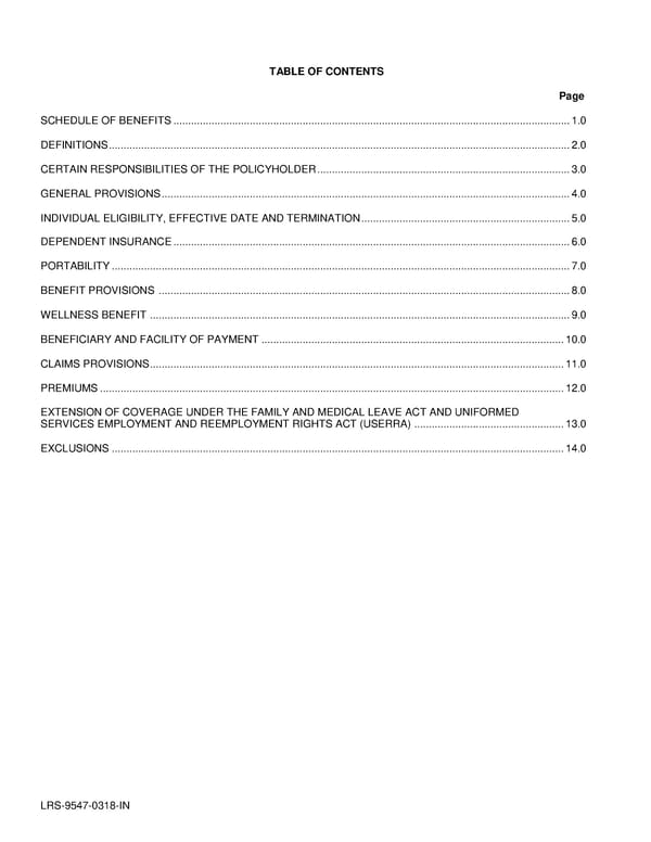 Voluntary Accident Policy - Page 7