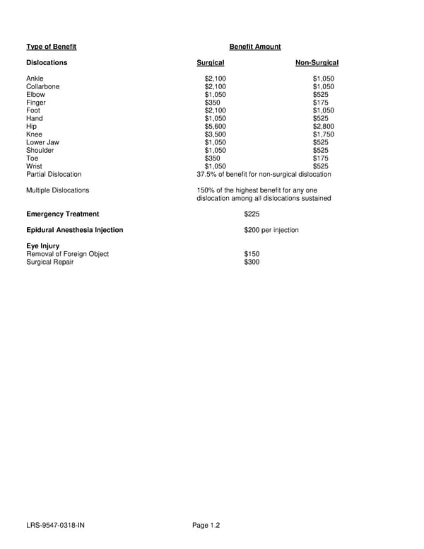 Voluntary Accident Policy - Page 11
