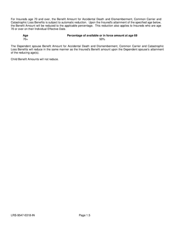 Voluntary Accident Policy - Page 14