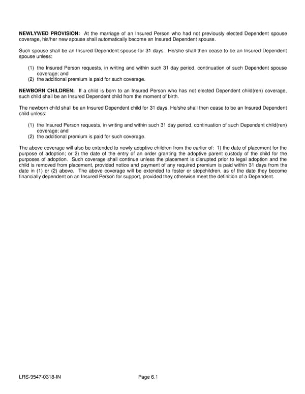 Voluntary Accident Policy - Page 23
