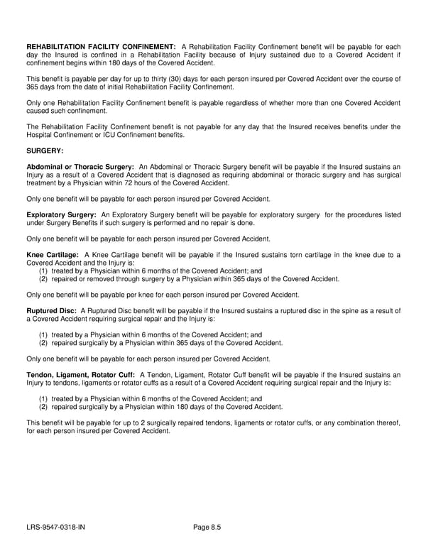 Voluntary Accident Policy - Page 30