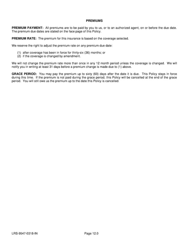 Voluntary Accident Policy - Page 36