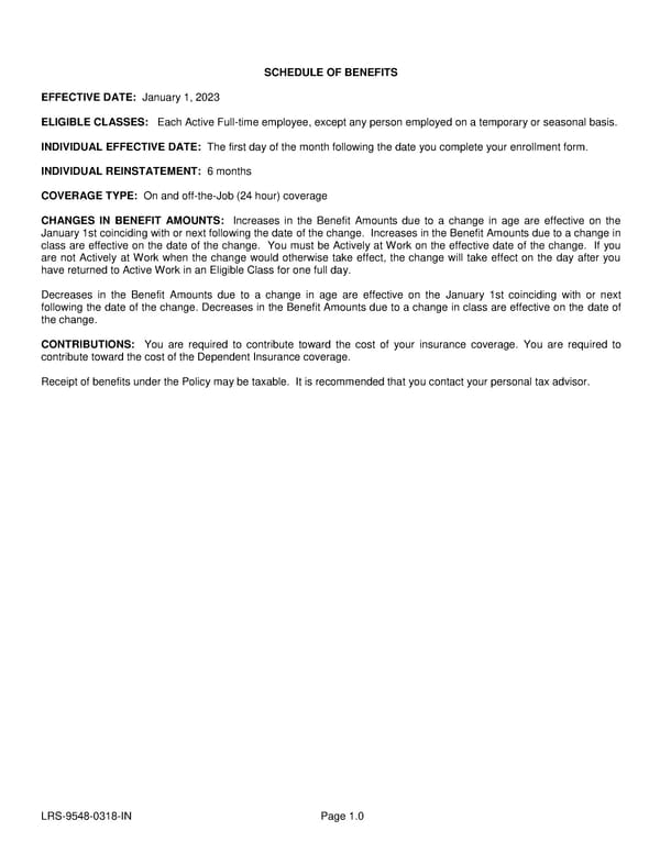 Voluntary Accident Certificate - Page 2