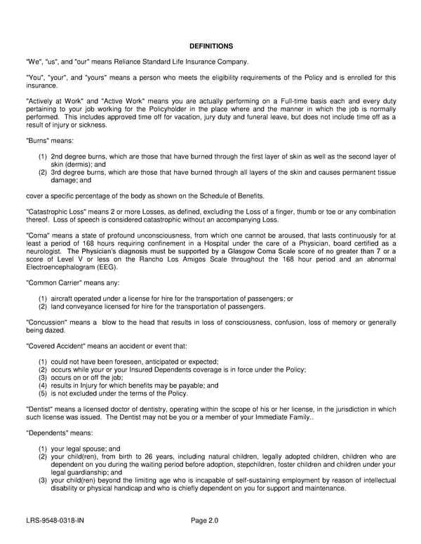 Voluntary Accident Certificate - Page 8