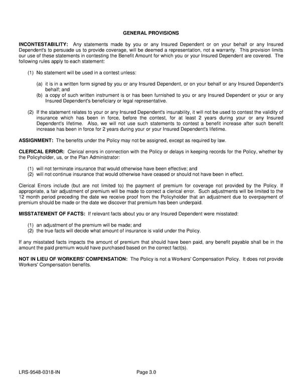 Voluntary Accident Certificate - Page 11