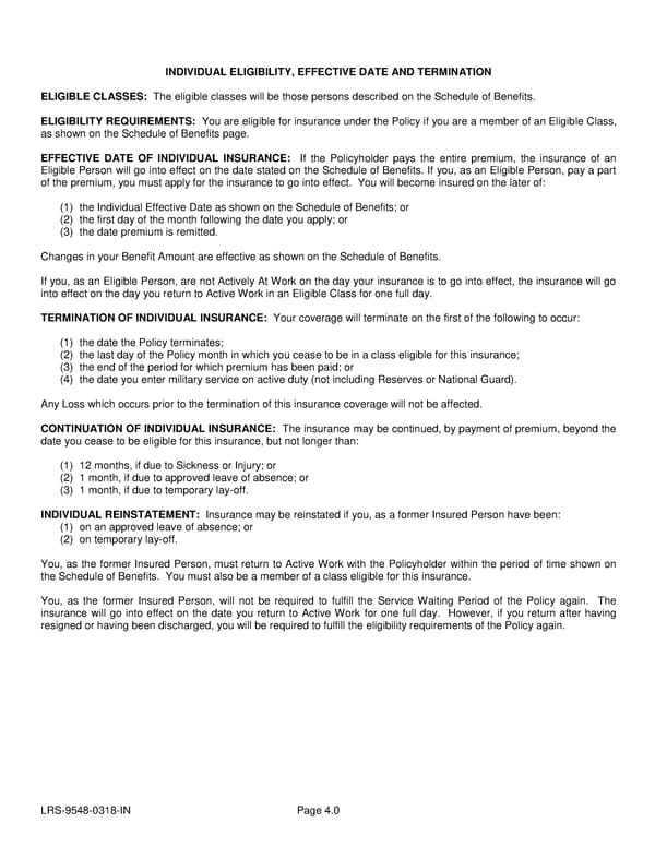 Voluntary Accident Certificate - Page 12