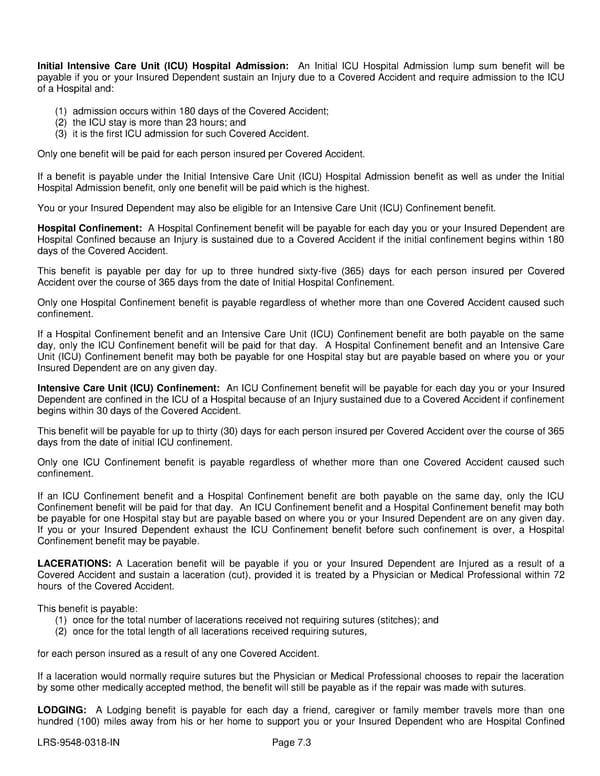 Voluntary Accident Certificate - Page 19