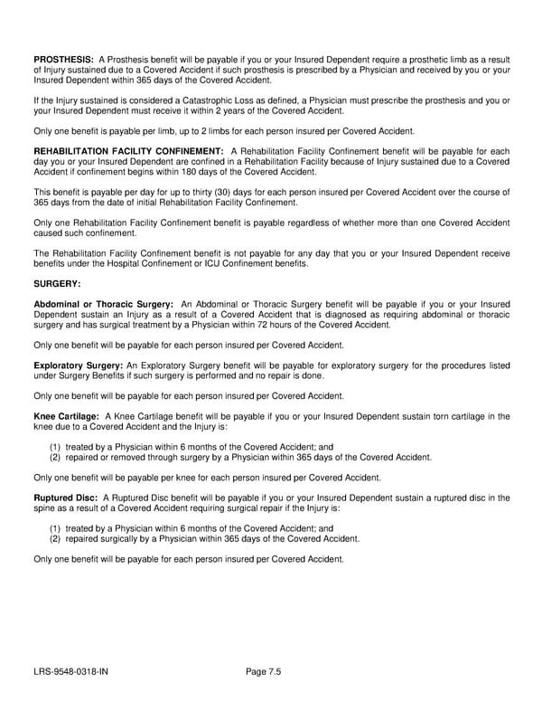 Voluntary Accident Certificate - Page 21