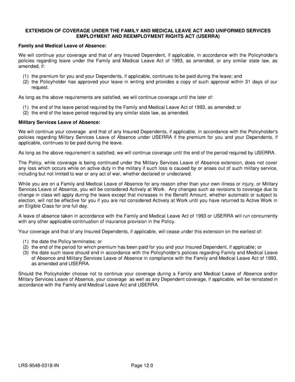 Voluntary Accident Certificate - Page 28