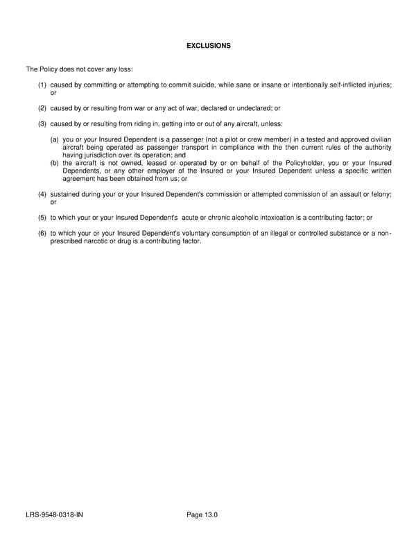 Voluntary Accident Certificate - Page 29