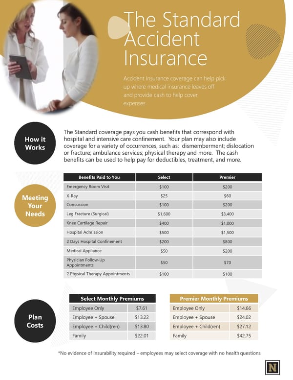 Accident Insurance - Page 1