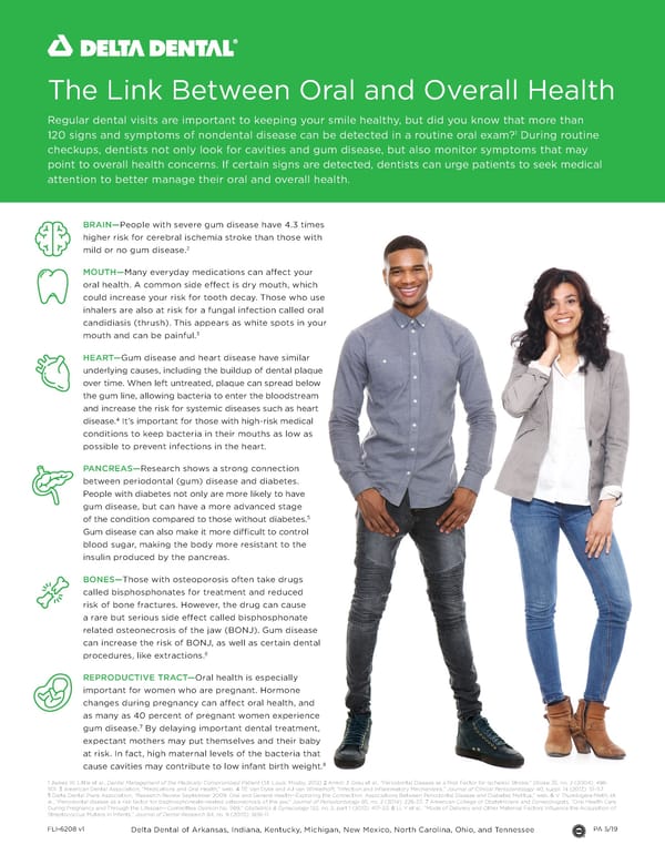 Link Between Oral and Overall Health - Page 1