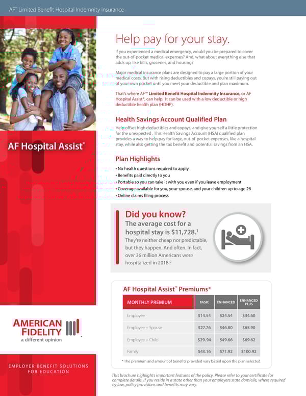 Group Hospital Indemnity IN - Page 1