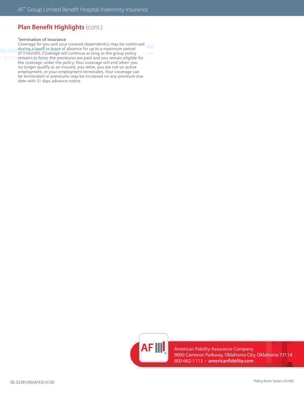 Group Hospital Indemnity IN - Page 4