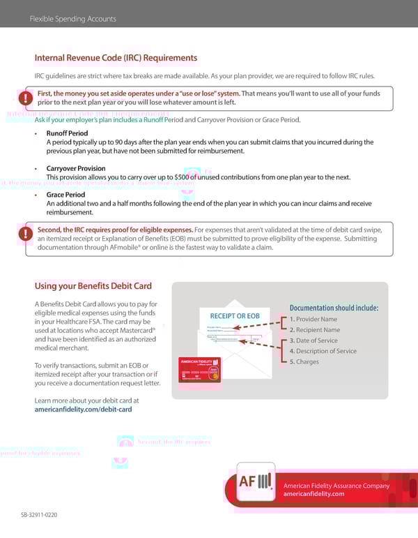 FSA Brochure - Page 2