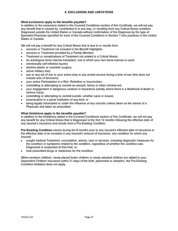 Critical Illness cert - Page 27