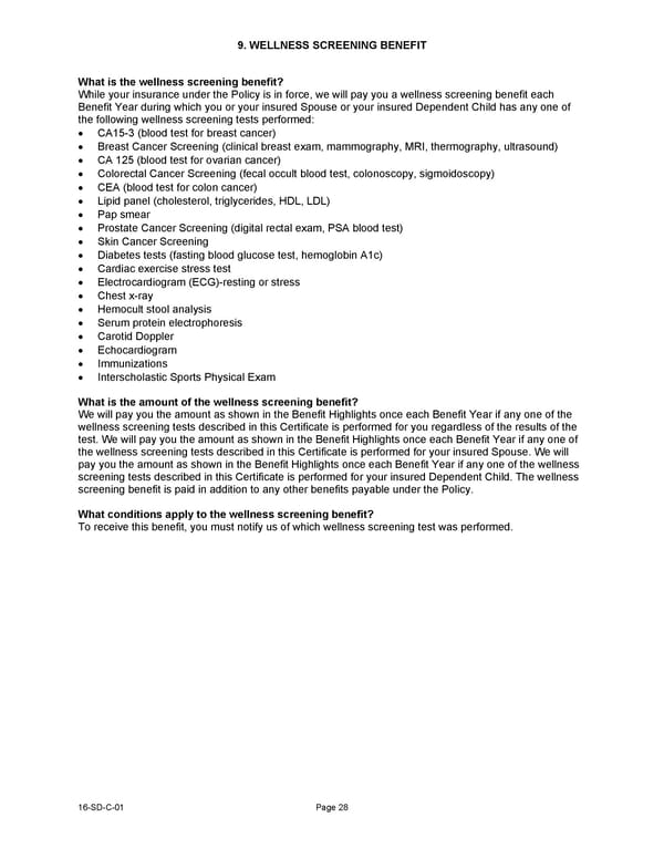 Critical Illness cert - Page 28