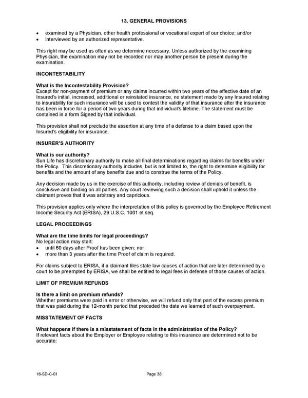 Critical Illness cert - Page 38
