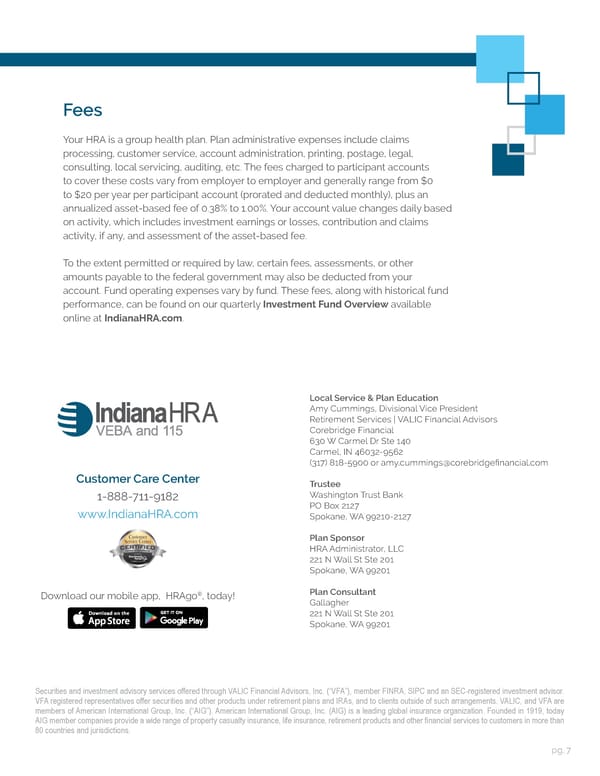 Indiana HRA Plan Brochure - Page 7