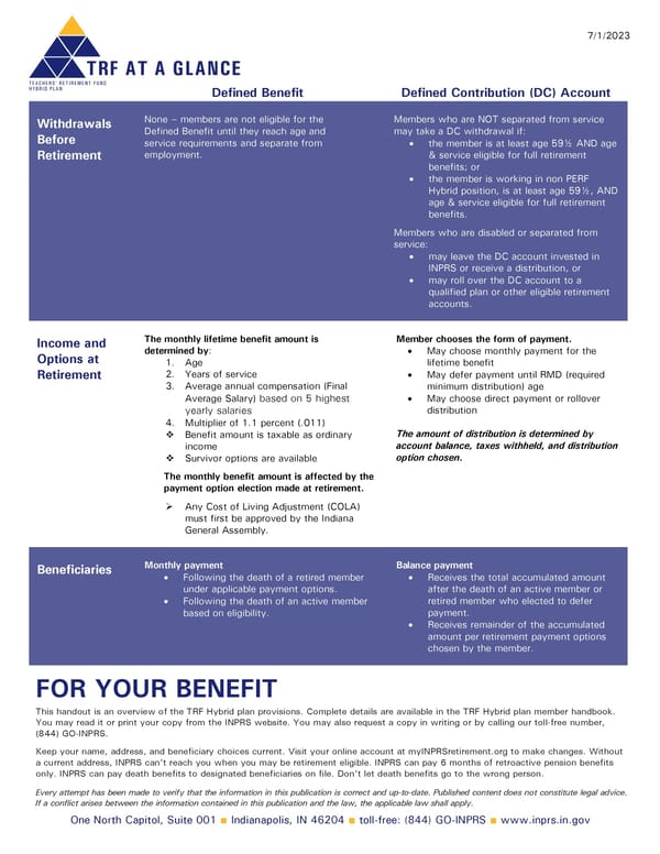 TRF Hybrid at a glance - Page 2